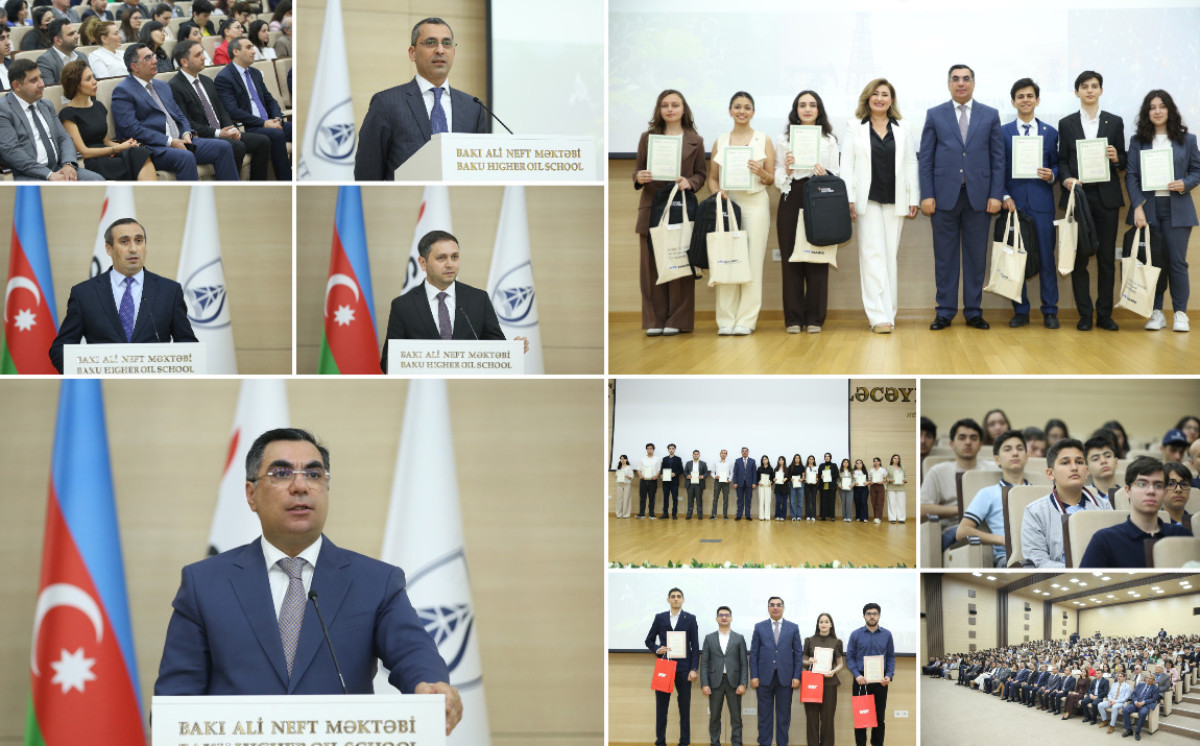 Bakı Ali Neft Məktəbində Tələbə və Gənc tədqiqatçıların VII Beynəlxalq elmi konfranslarının bağlanış mərasimi keçirilib 