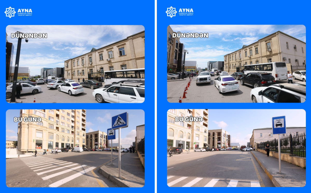 Daha bir ünvanda ödənişsiz parklanma məntəqələri və minib-düşmə yerləri yaradılıb 