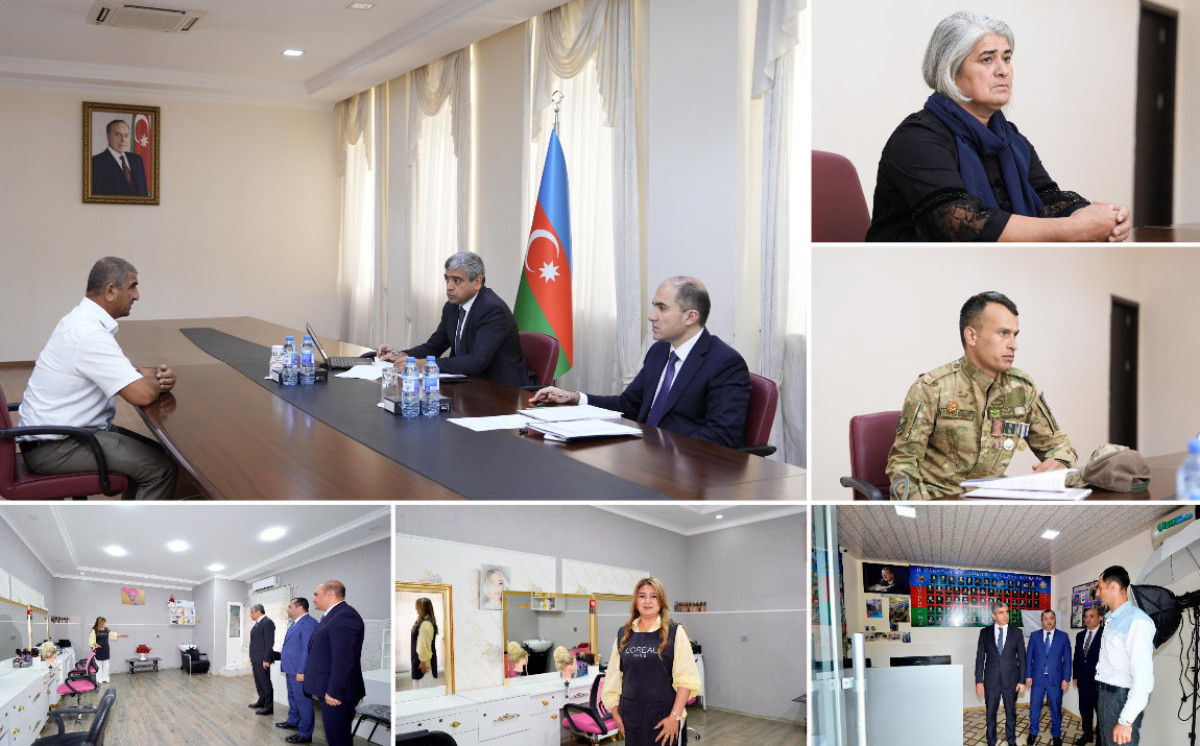 Nazir Anar Əliyev Salyanda vətəndaşları qəbul edib 