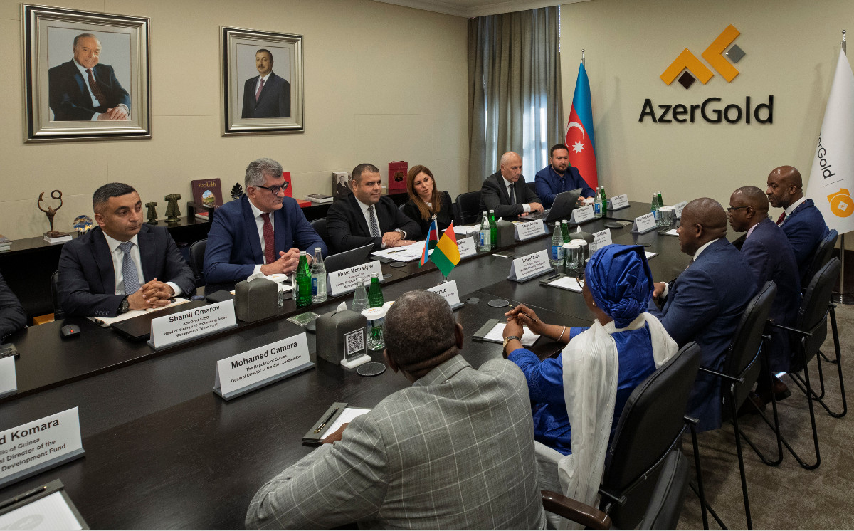 В ЗАО «AzerGold» состоялась встреча с министром планирования, международного сотрудничества и развития Республики Гвинея 
