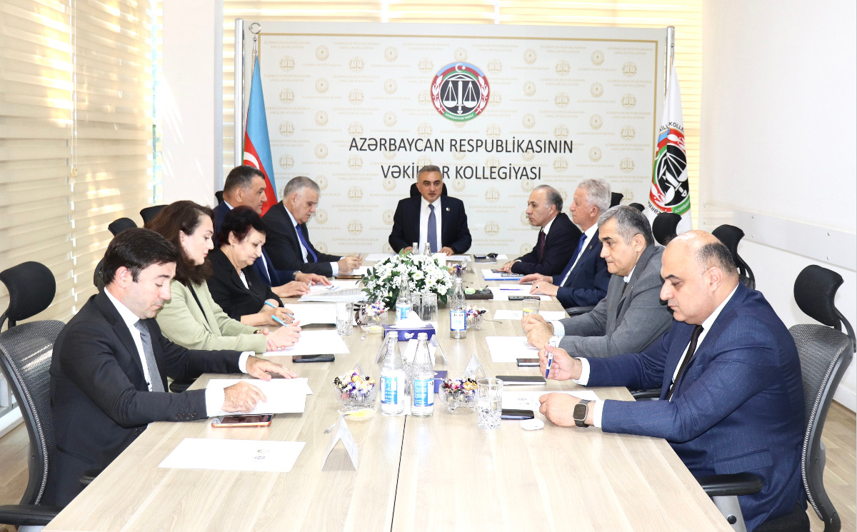 Vəkillər Kollegiyası Rəyasət Heyətinin növbəti iclası keçirilib 