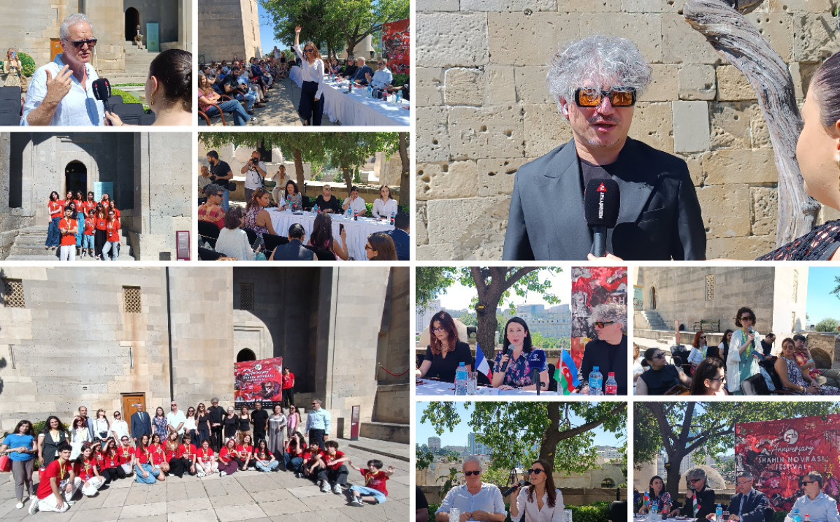The press conference for the Shahin Novrasli Festival was held at the Shirvanshahs' Palace in Icheri Sheher 