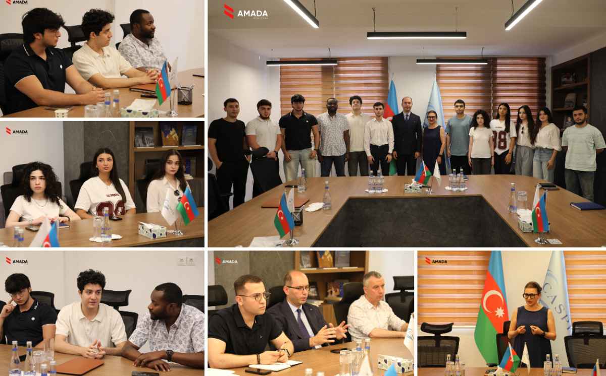 AMADA-nın icraçı direktoru CASPIA Analitik Mərkəzinin qonağı olub 