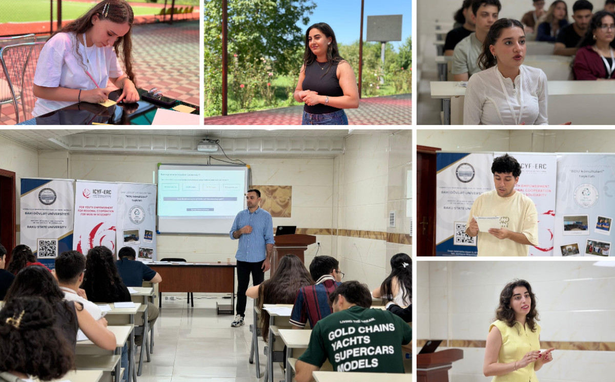 “Bir yay, min xatirə” Yay düşərgəsi çərçivəsində daha beş təlim və seminar keçirilib 