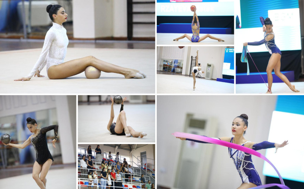 Bədii gimnastika üzrə ölkə çempionatı start götürüb 