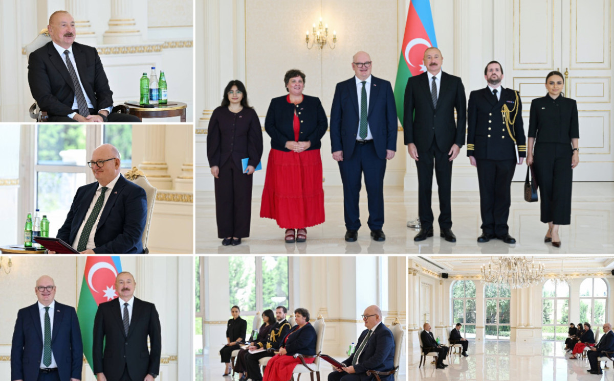President Ilham Aliyev received credentials of newly appointed UK Ambassador to Azerbaijan 