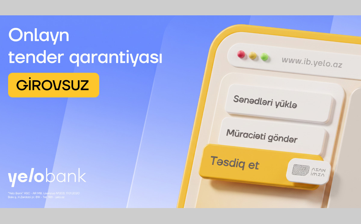 New feature in Yelo Internet Banking: Unsecured tender guarantee! 