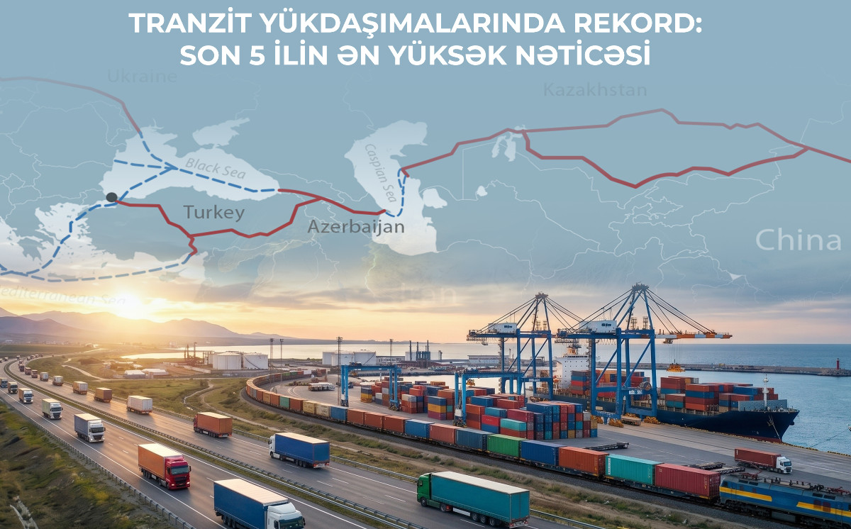 Tranzit yükdaşımalarda rekord: son 5 ilin ən yüksək göstəricisi qeydə alındı 
