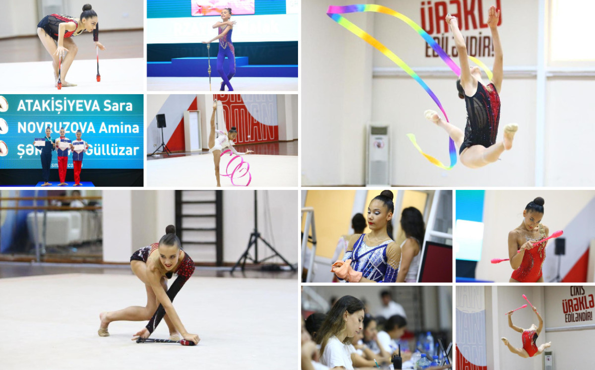 Bədii gimnastika üzrə 31-ci ölkə çempionatının ikinci yarış günü başa çatdı 