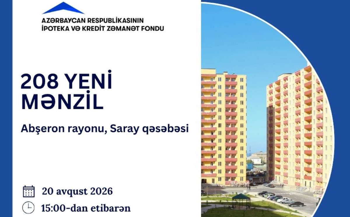 208 tam təmirli mənzil satmaq öhdəliyi ilə kirayə mexanizmi çərçivəsində vətəndaşlara təqdim edilir 