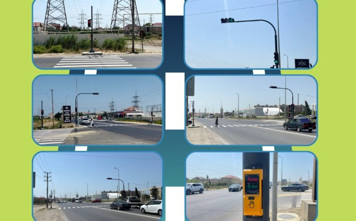 Görmə məhdudiyyətli şəxslərin daha çox istifadə etdiyi yolda səs qurğusu ilə çalışan svetoforlar quraşdırıldı 
