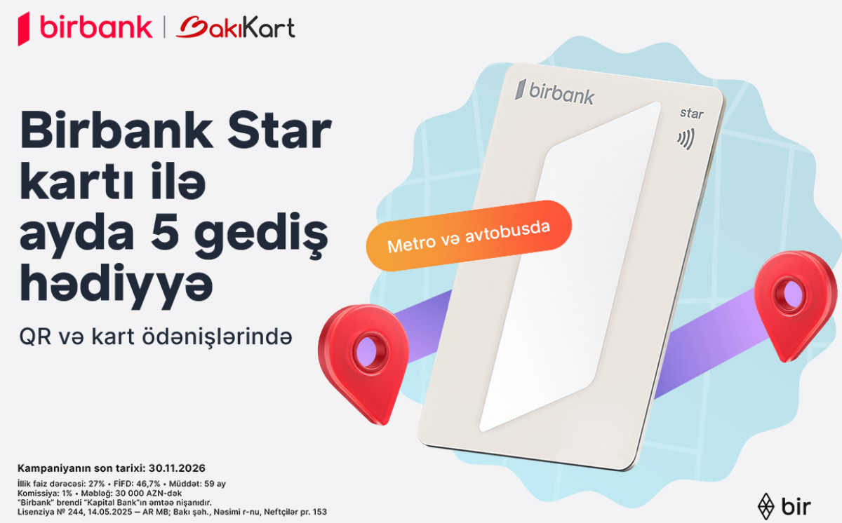 Birbank Star Offers 5 Free Public Transport Trips Every Month 