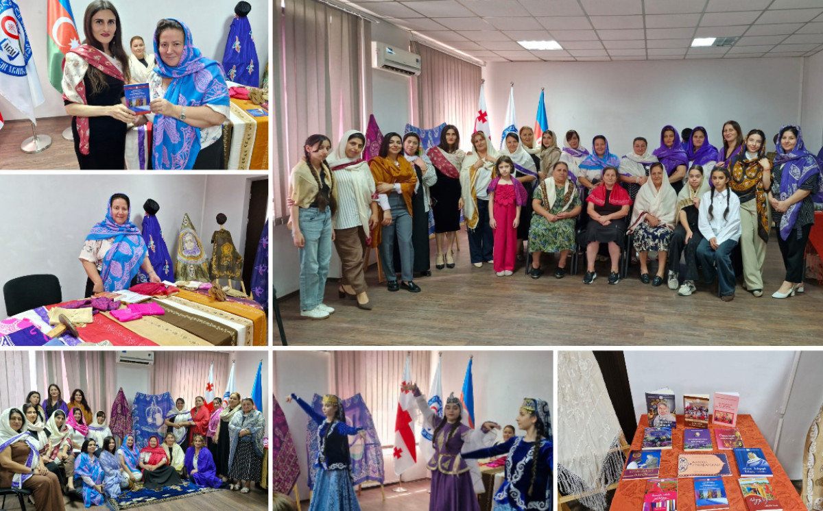 Tbilisidə kəlağayı sənətinin tarixinə həsr olunan kitab təqdim edilib 