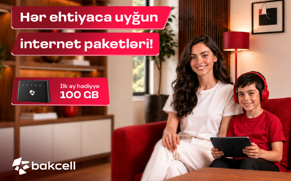 Buy a Wi-Fi modem from Bakcell and get your first subscription free 
