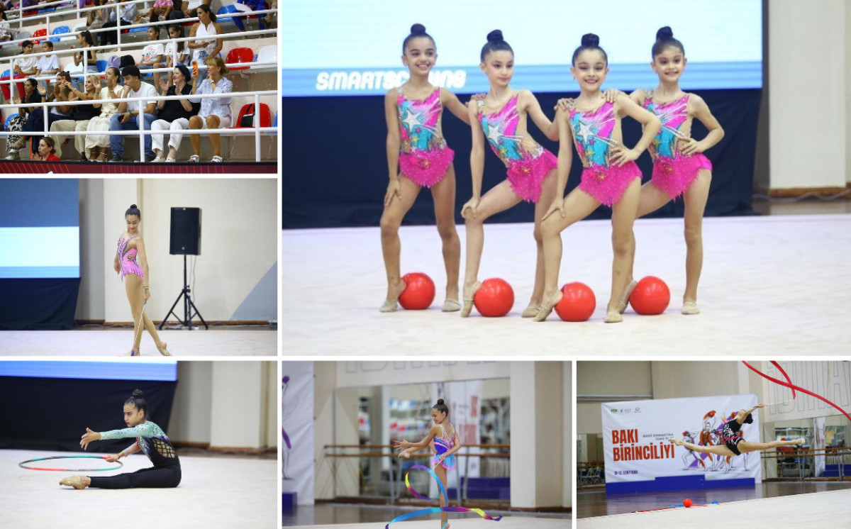 Bədii gimnastların zəriflik şousu başa çatdı 