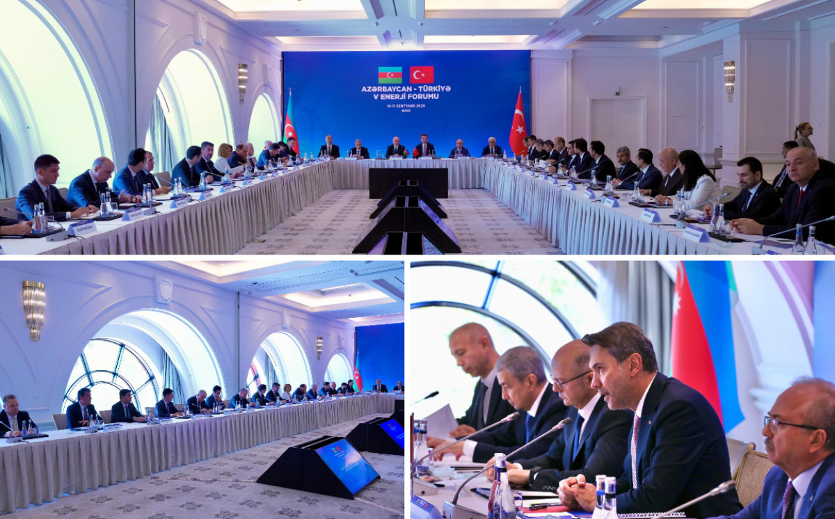 A meeting of working groups was held within the framework of the Energy Forum with the participation of the ministers of Azerbaijan and Türkiye 