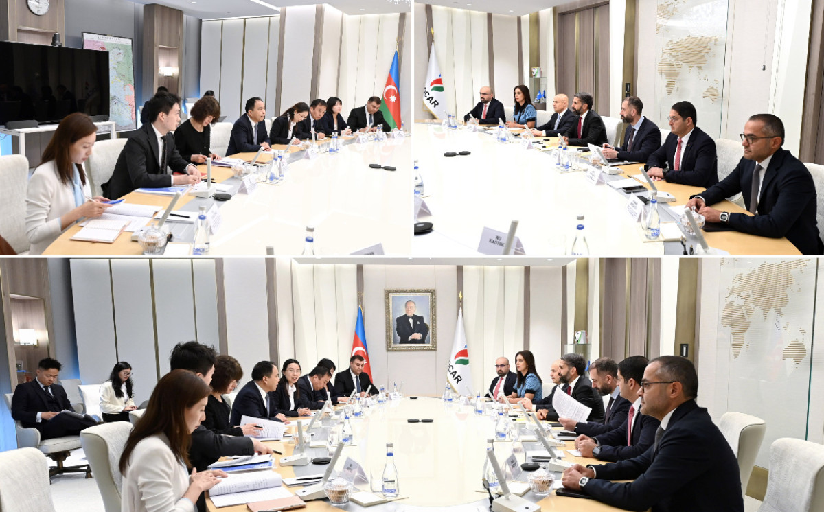 SOCAR-ın prezidenti “CC7”nin İdarə Heyətinin sədri ilə görüşüb 