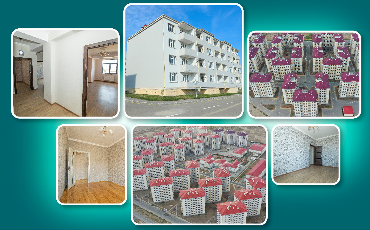 Sosial layihə çərçivəsində əlçatan və sərfəli mənzillərin satışı davam edir 