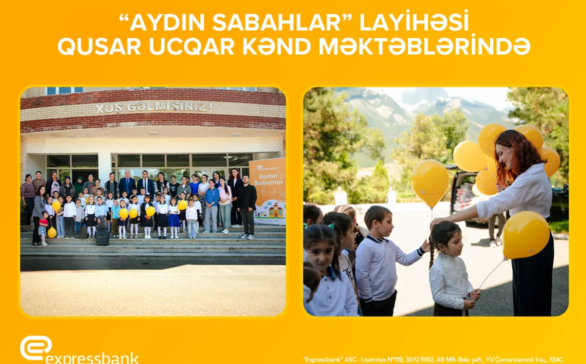 "Expressbank" Qusarın bütün ucqar kəndlərində birinciləri sevindirib 