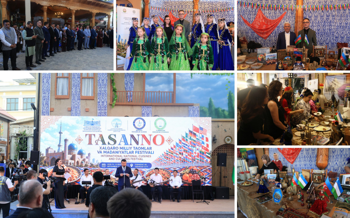 Daşkənd şəhərində “TASANNO” Beynəlxalq Milli Mətbəxlər və Mədəniyyətlər Festivalı keçirilib 