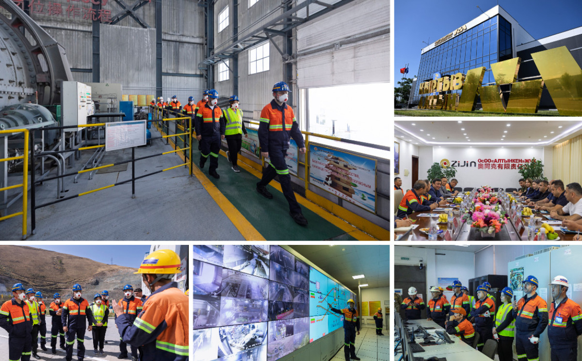 Azerbaijani delegation visits Altynken gold mine and gold refinery in Kyrgyzstan 
