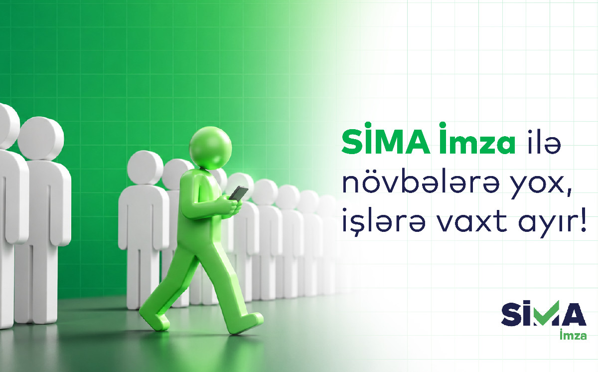 SİMA İmza ilə vergi hesabatlarını 6 ay pulsuz təqdim et! 