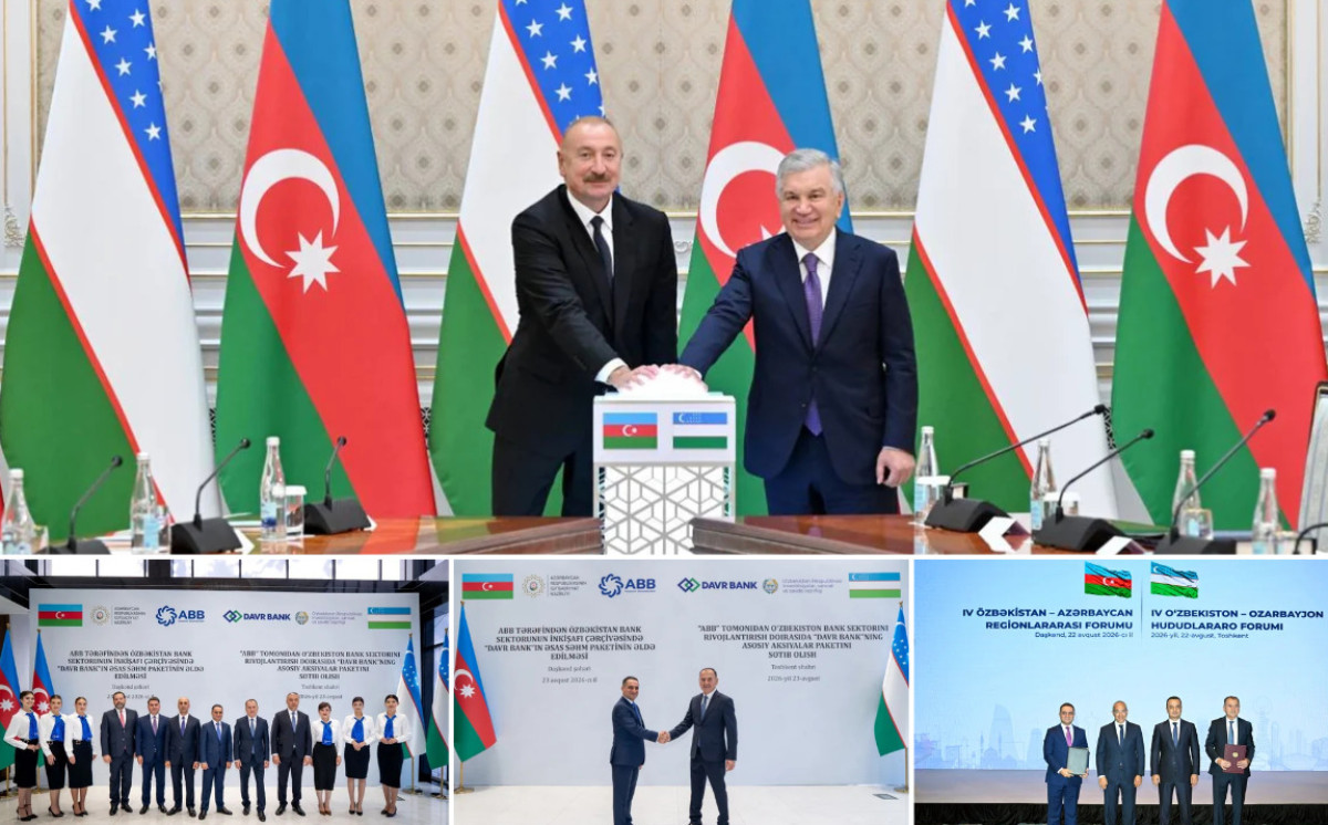 Azərbaycan və Özbəkistan prezidentlərinin iştirakı ilə "ABB Davr Bank" layihəsinin açılışı oldu 