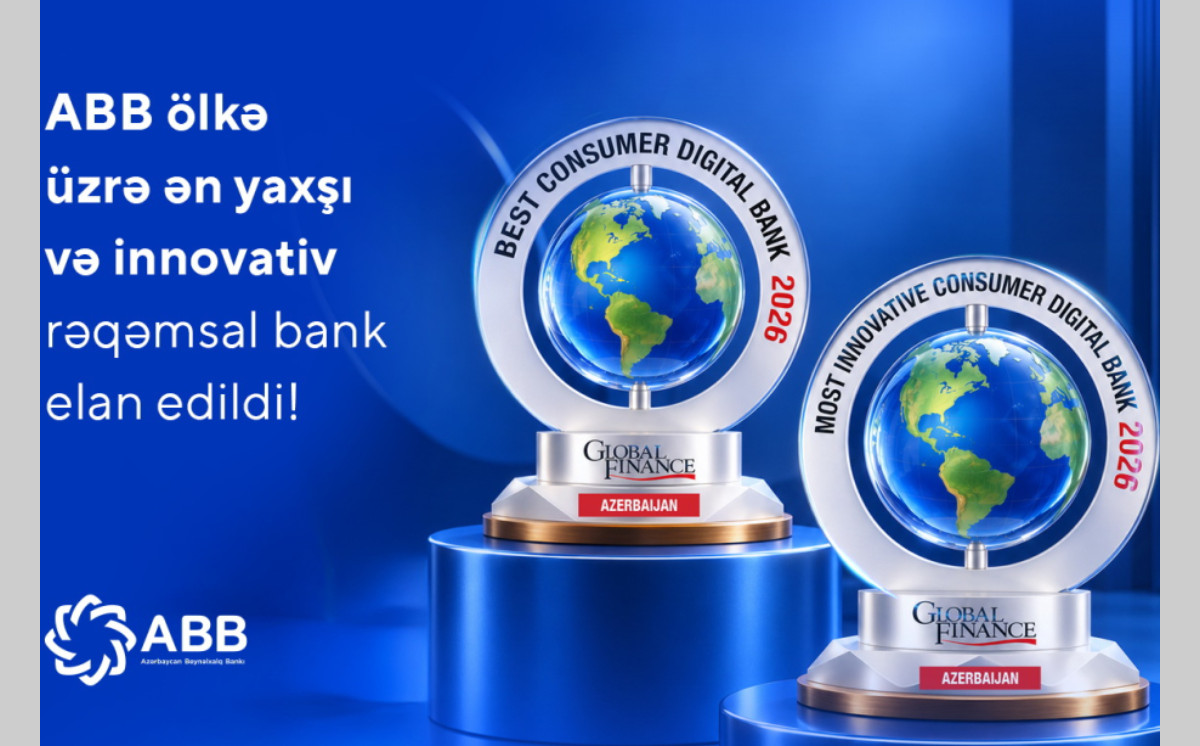 ABB ölkə üzrə ən yaxşı və innovativ rəqəmsal bank elan edilib! 