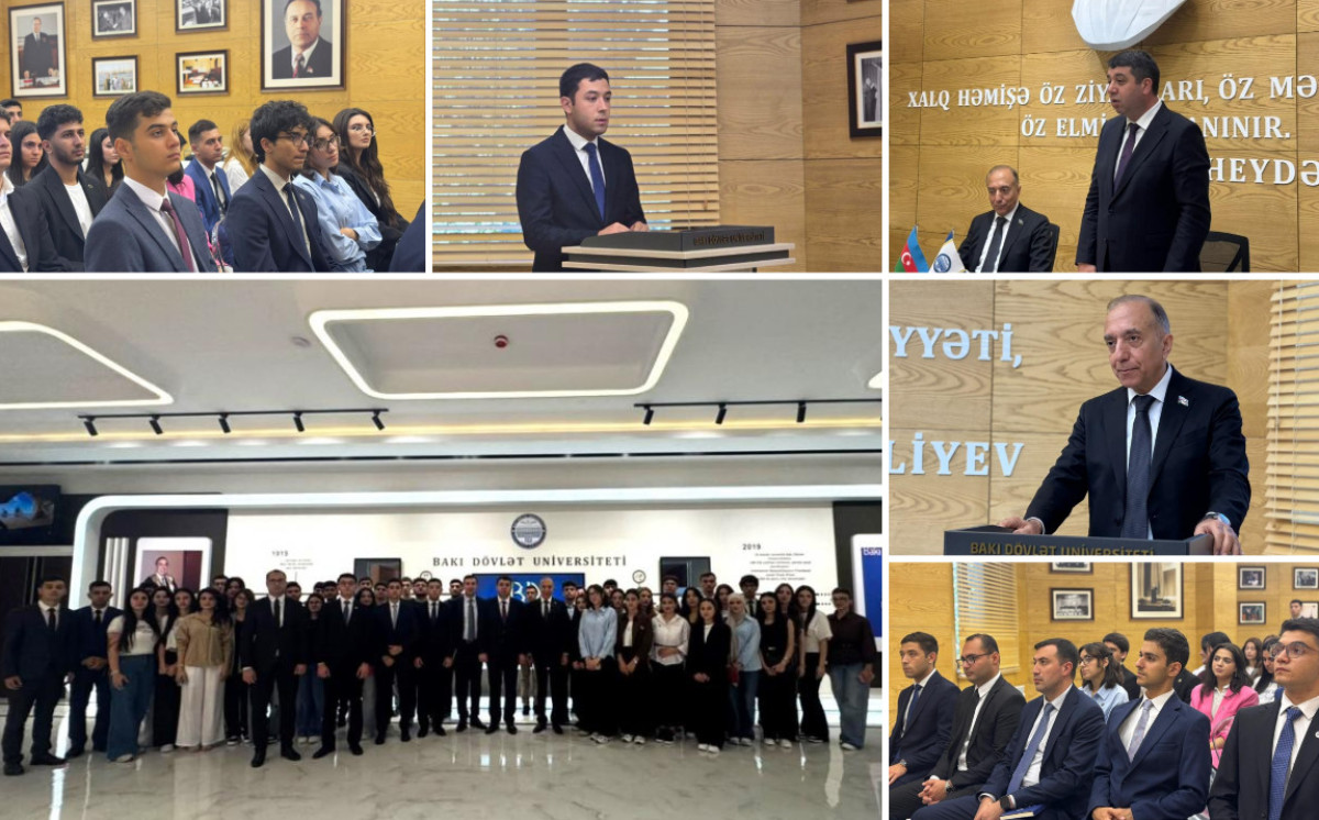 BDU-da “Suveren Azərbaycan - qürurumuz, Zəfərimiz” mövzusunda tələbələrlə görüş 