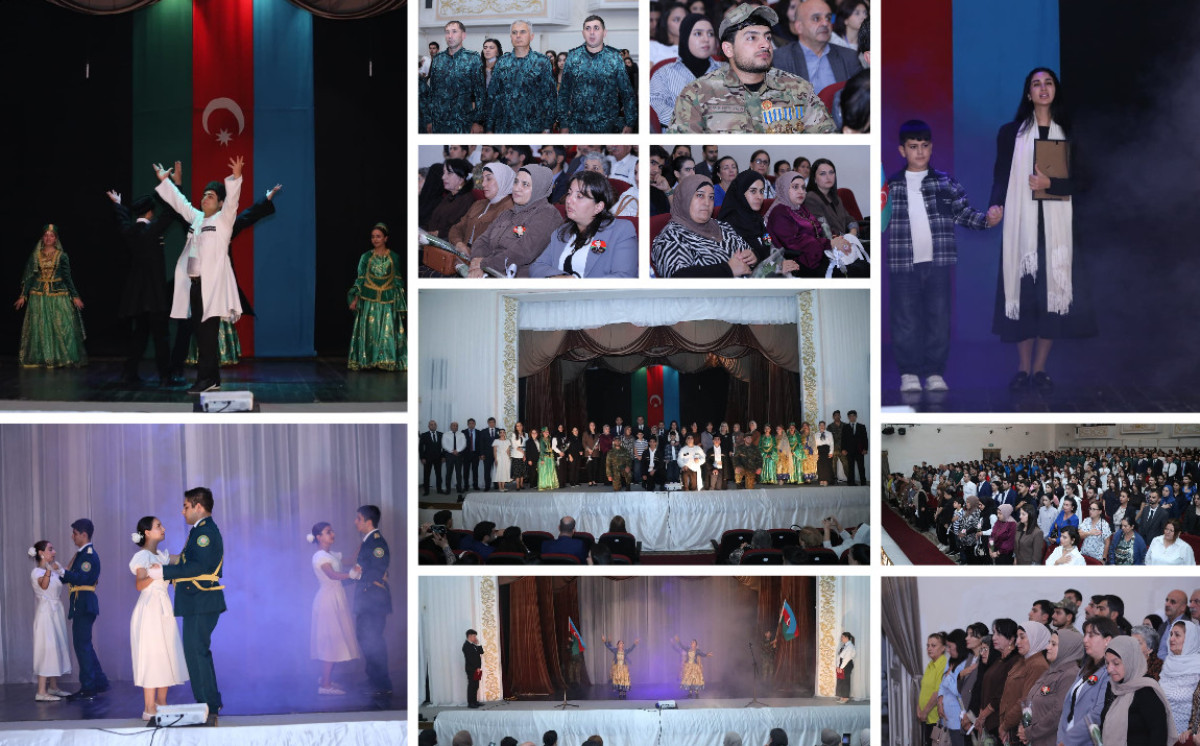 Lənkəran Dövlət Dram Teatrında “Vətənə fəda olmuş sevgilər” kompozisiyası təqdim edilib 