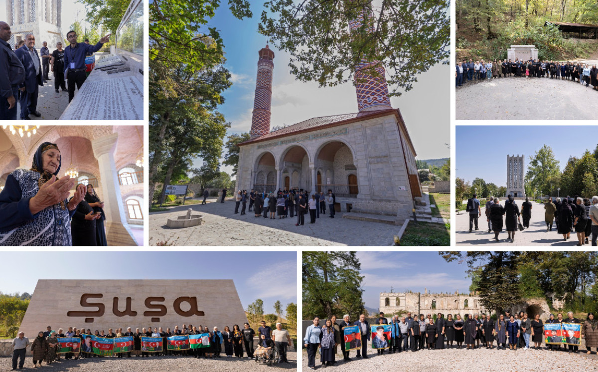 “AzerGold” QSC şəhid ailələrinin Şuşaya səfərini təşkil edib 