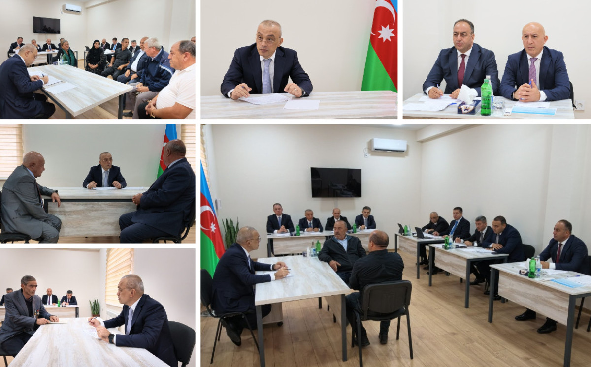 Azərbaycan Dövlət Su Ehtiyatları Agentliyinin sədri Cəbrayıl şəhərində vətəndaşlarla görüşüb 