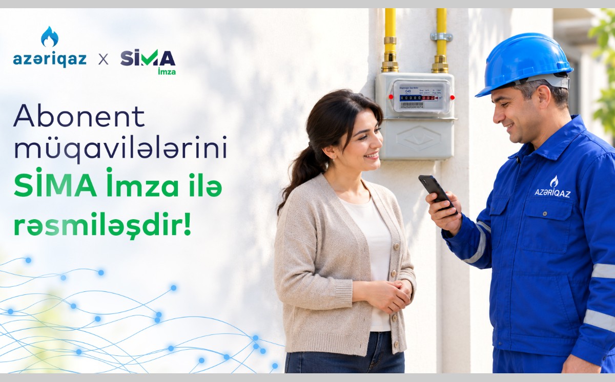 Azerigas subscribers to sign contracts digitally using SİMA 