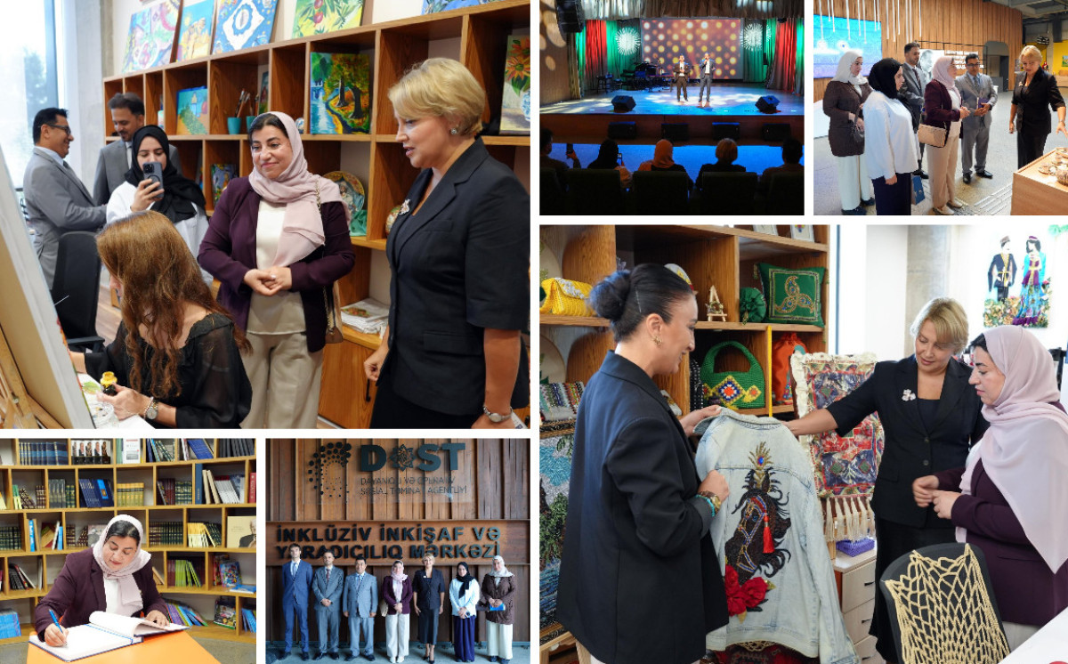 Oman Sultanlığının nümayəndə heyəti DOST İnklüziv İnkişaf və Yaradıcılıq Mərkəzində olub 