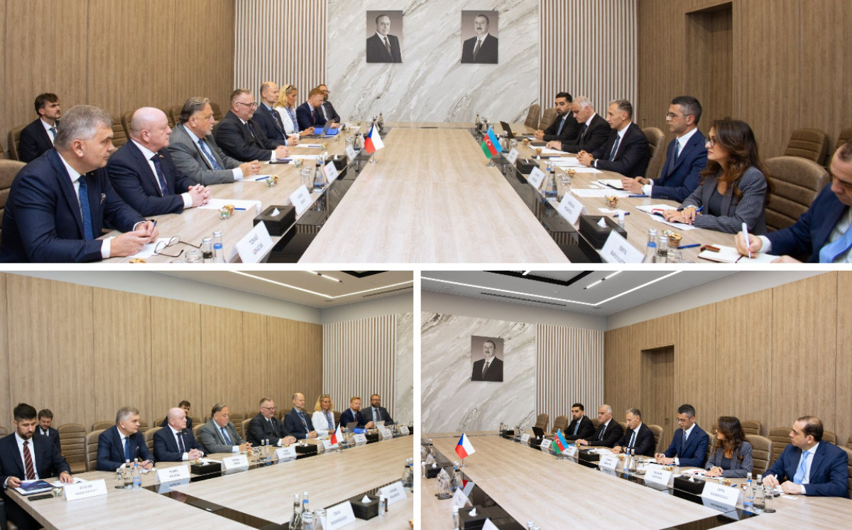 Minister Rashad Nabiyev Meets with Czech Transport Minister 