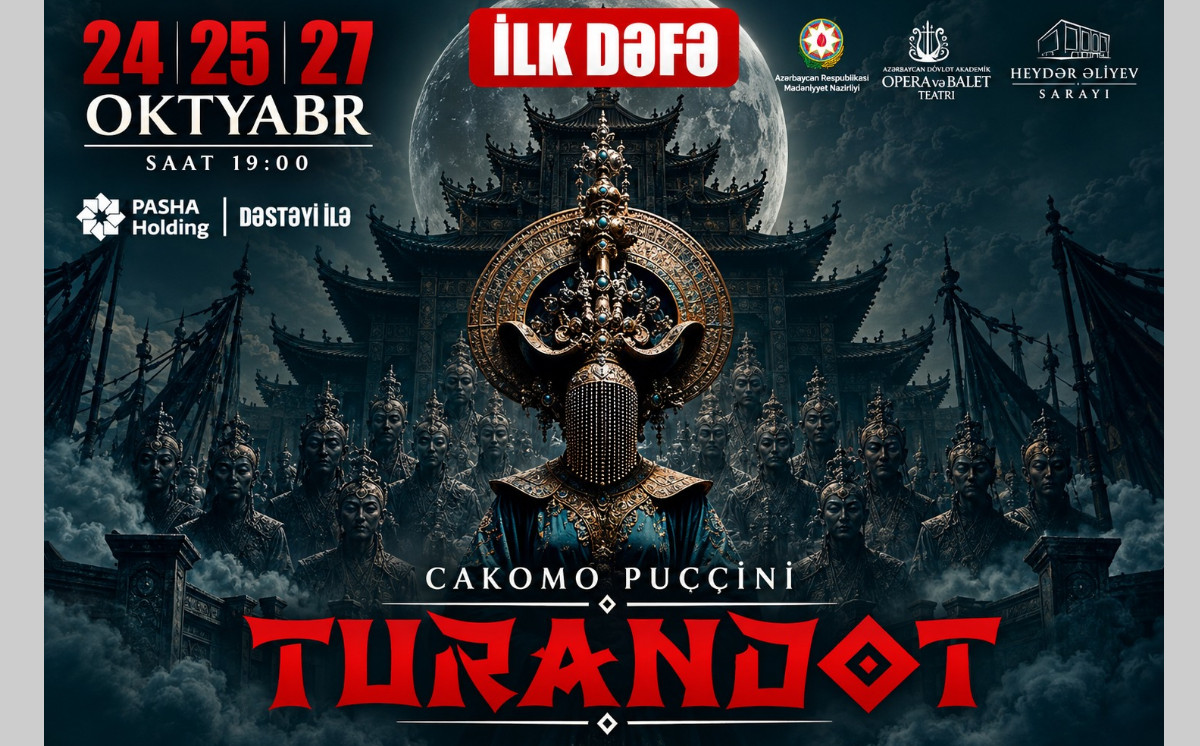 Yusif Eyvazov “Turandot” operasını Bakı səhnəsinə qaytarır 
