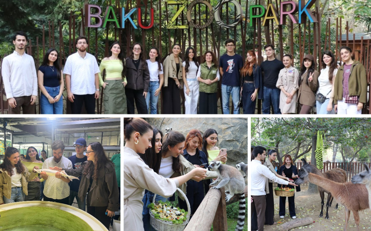BDU tələbələri üçün Bakı Zooloji Parkında innovativ dərslər 