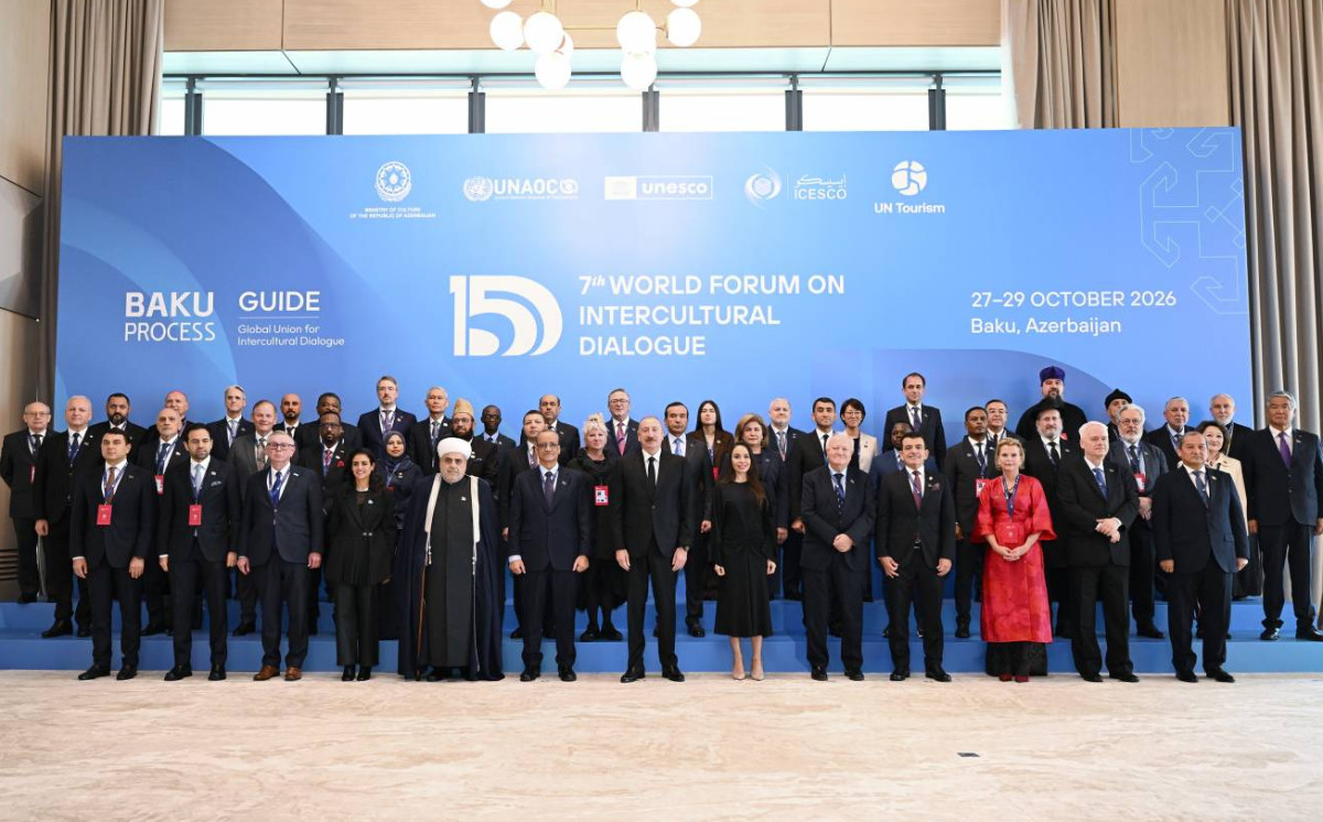 İlham Əliyev VII Ümumdünya Mədəniyyətlərarası Dialoq Forumunun açılışında çıxış edib 