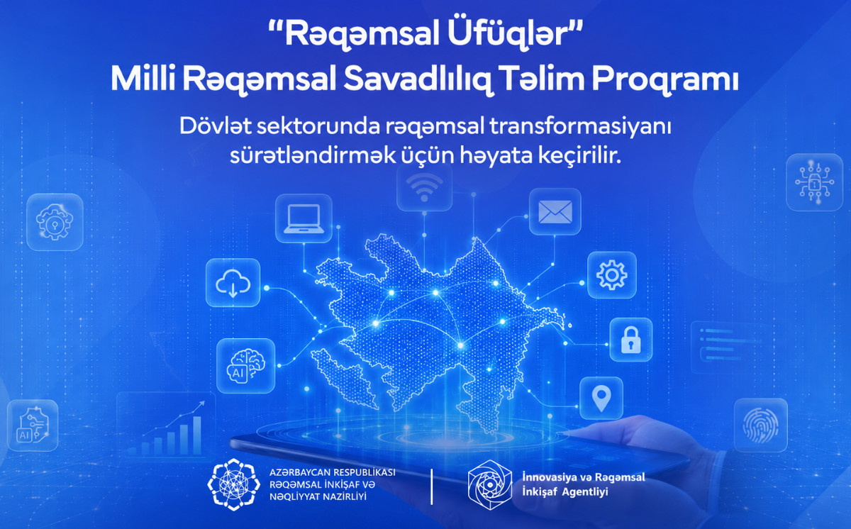 Rəqəmsal Üfüqlər” Milli Rəqəmsal Savadlılıq Təlim Proqramına start verildi 