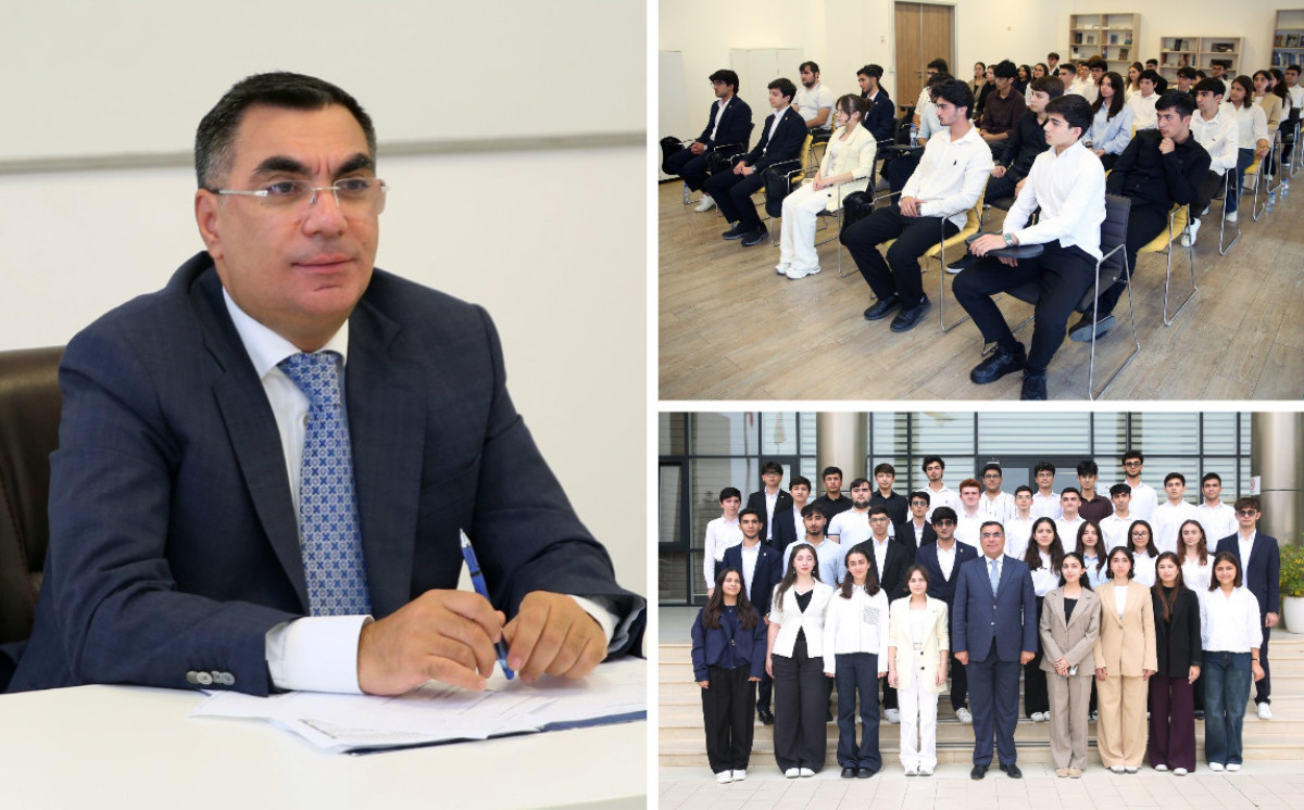 BANM-in rektoru Prezident təqaüdçüləri ilə görüşüb 