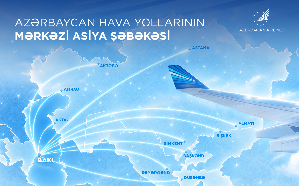 Four countries, ten destinations: Azerbaijan Airlines’ growing network in Central Asia 