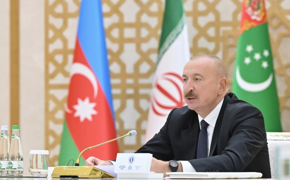 İlham Əliyev: Xəzəri sülh, sabitlik və konstruktiv tərəfdaşlıq məkanı kimi qoruyub saxlamaq vacibdir 
