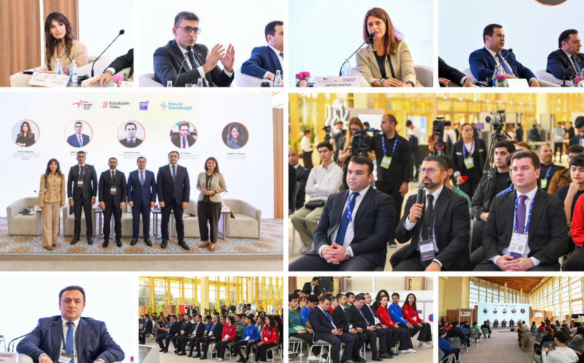 “Qarabağda gənclər üçün yeni imkanlar və inkişaf perspektivləri” mövzusunda panel görüşü keçirilib 