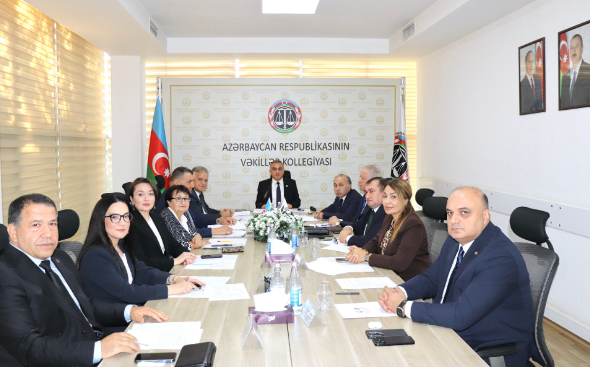 Vəkillər Kollegiyası Rəyasət Heyətinin növbəti iclası keçirilib 
