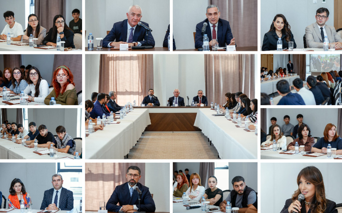 QDF və AR Prezidentinin xüsusi nümayəndəliyi Qarabağ Universitetinin tələbələri ilə Laçında görüşdülər 