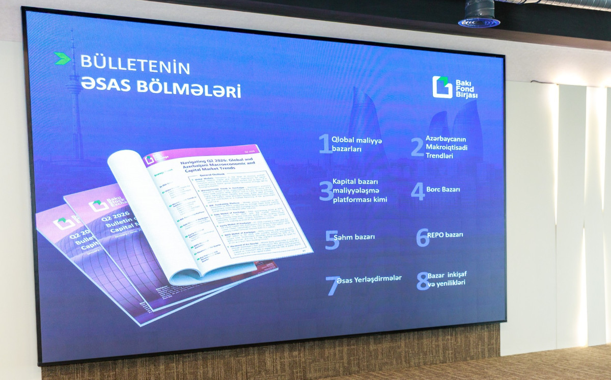 Bakı Fond Birjası media nümayəndələri üçün bülleteninin təqdimatını keçirib 