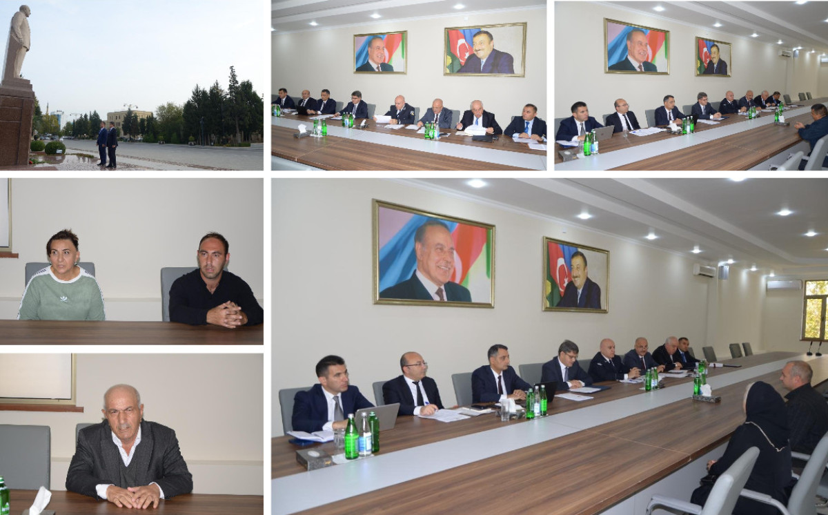 Ekologiya və təbii sərvətlər naziri Yevlaxda vətəndaşları qəbul edib 