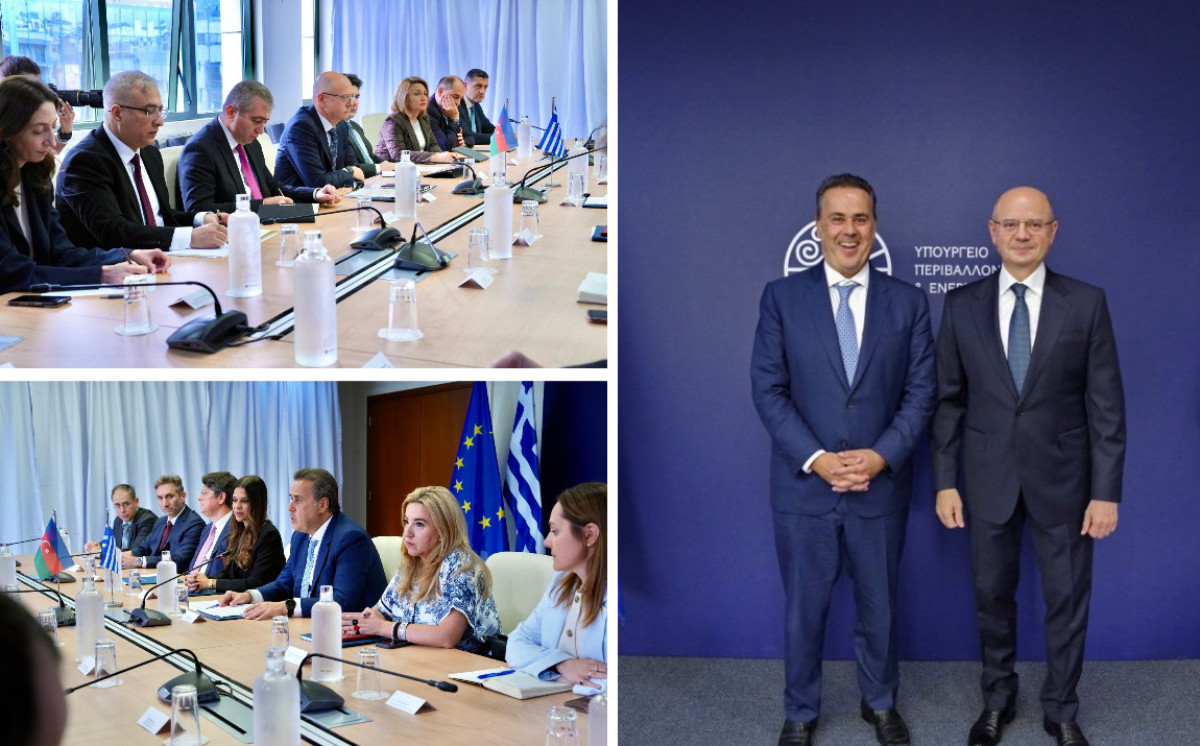 Azerbaijani and Greek Energy Ministers met in Athens 