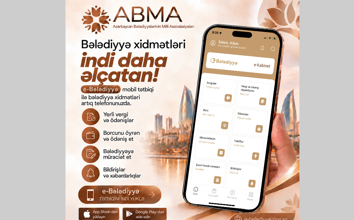 E-Bələdiyyə tətbiqi istifadəyə verildi 