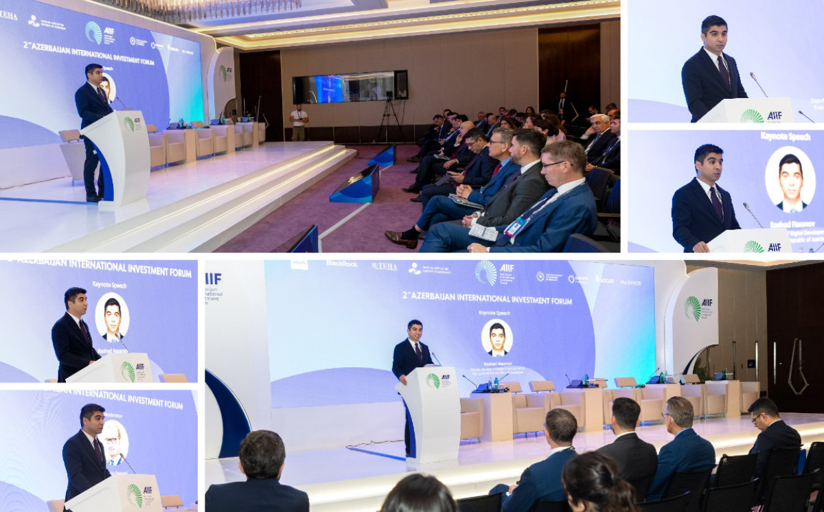 Nazir müavini beynəlxalq forumda Azərbaycanın intellektual iqtisadiyyat strategiyasından danışıb 